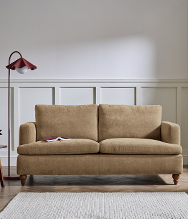 Habitat Matilda Fabric 3 Seater Sofa - Mink