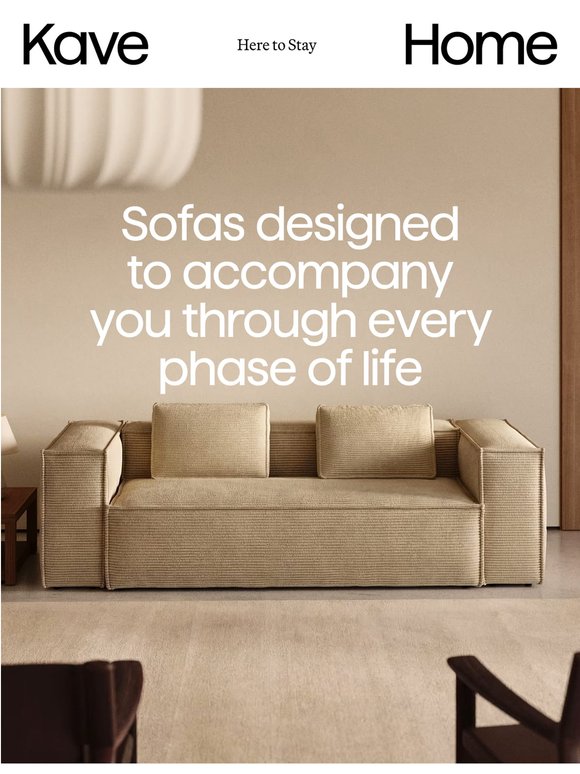 A sofa that changes with you