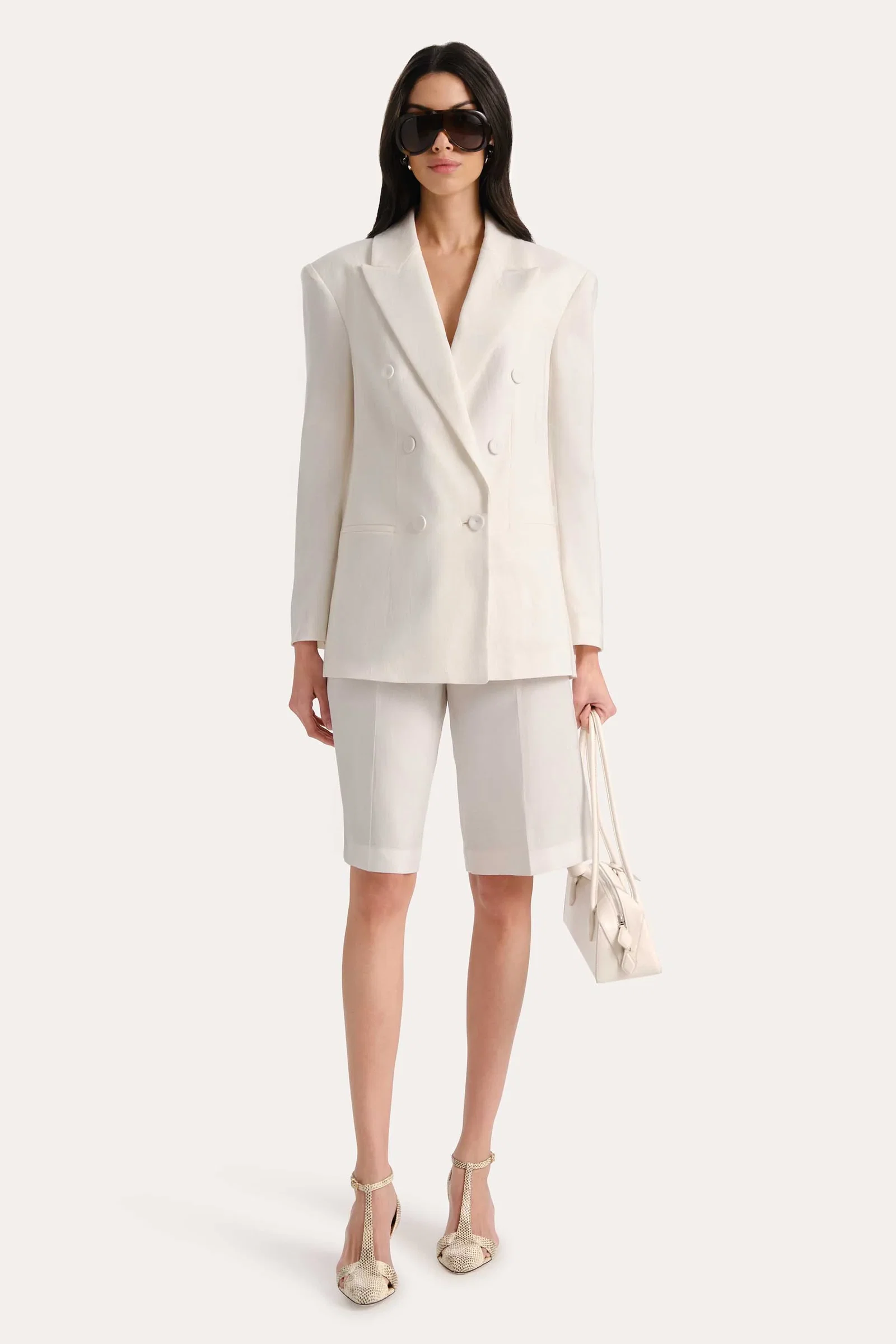 Image of Stella Oversized Linen Blazer