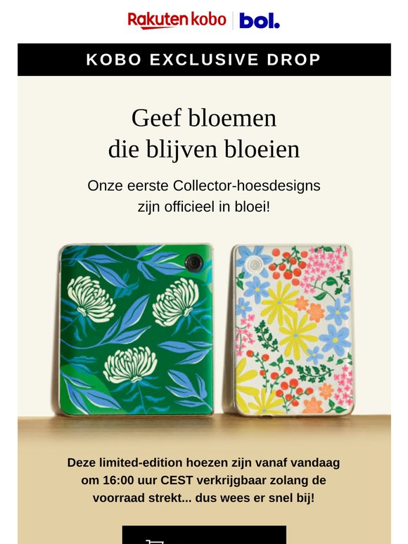 Onze nieuwe limited-edition Collector-hoezen zijn er! 🌸