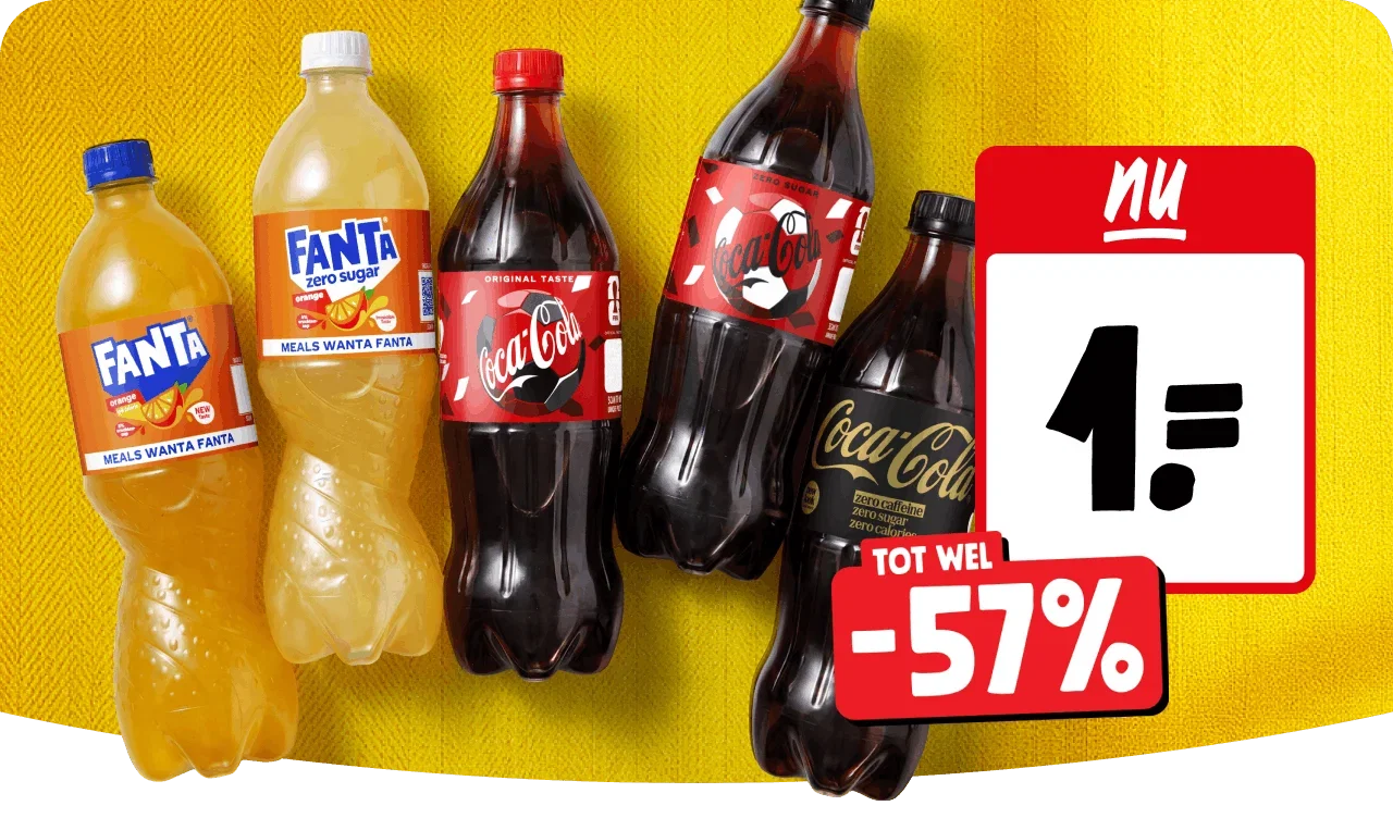 Coca-Cola of Fanta nu €1