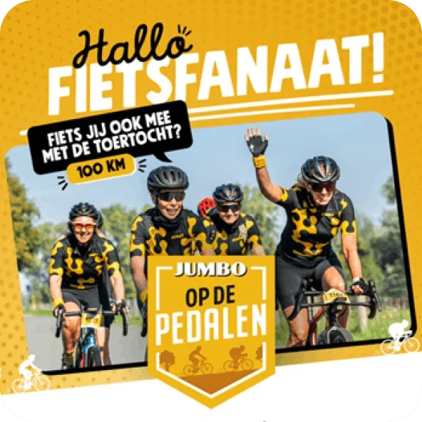 Jumbo op de pedalen