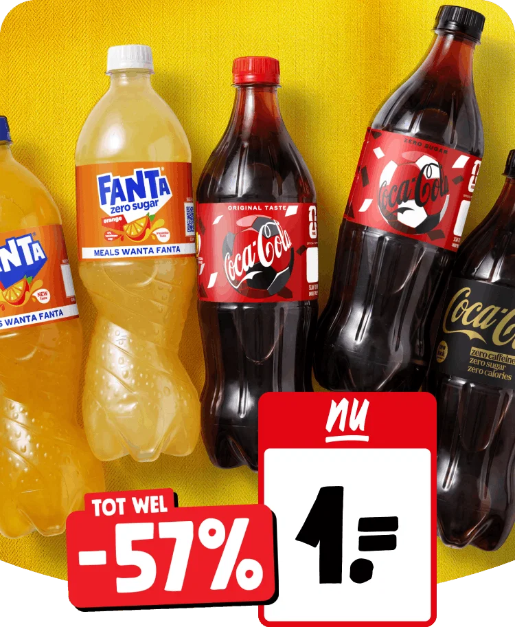 Coca-Cola of Fanta nu €1
