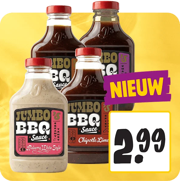 Nieuwe BBQ sauzen voor €2,99