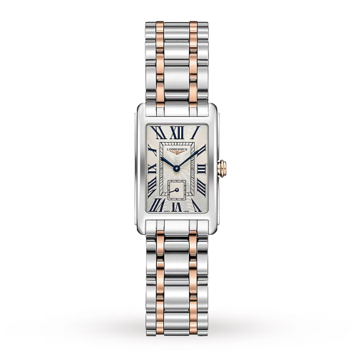 Longines DolceVita 21mm Stainless Steel with 18K Pink Gold Watch
