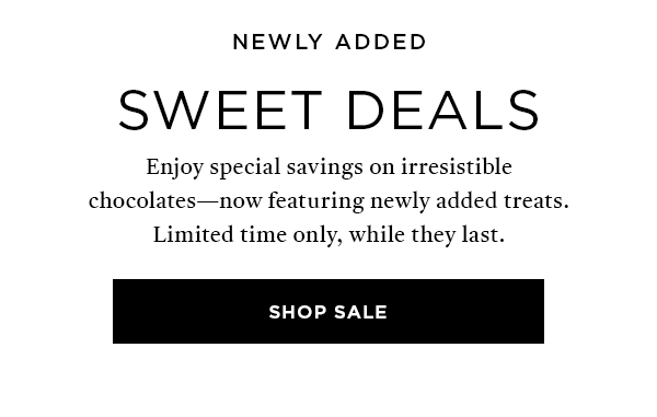 NEWLY ADDED SWEET DEALS SHOP SALE>