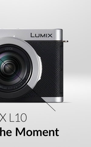 Panasonic LUMIX L10 Digital Camera, Silver