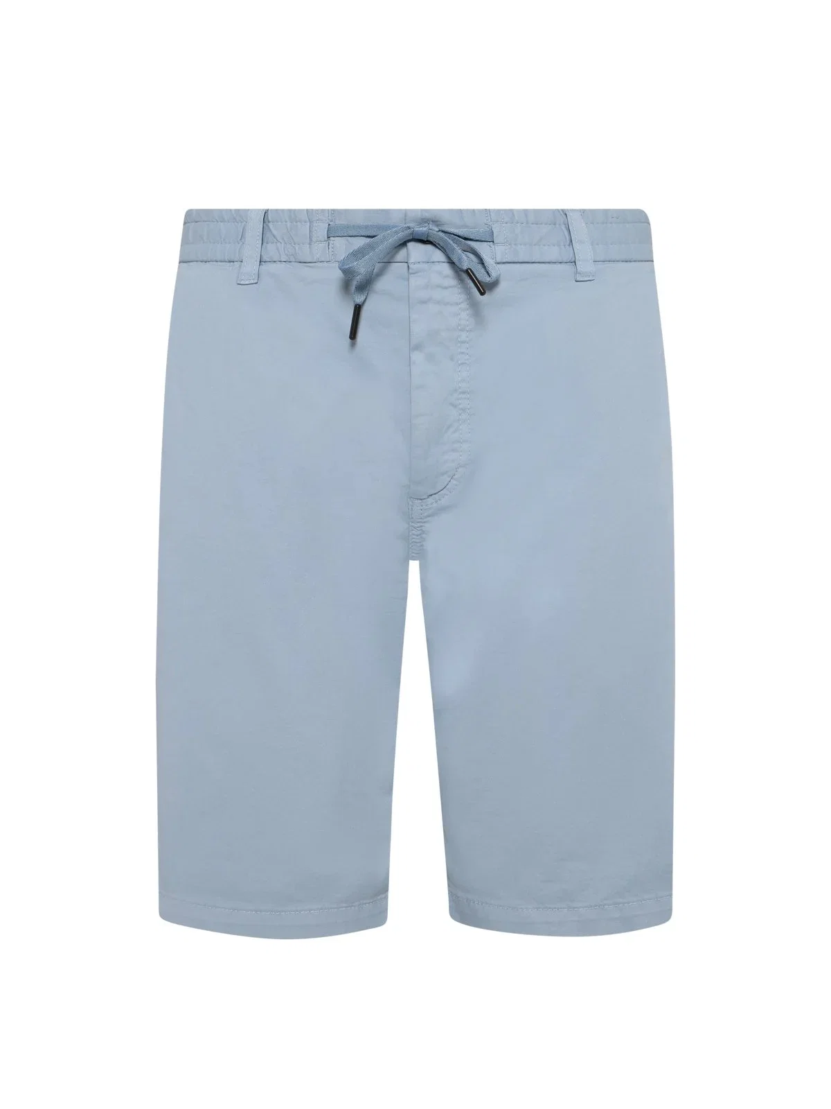 Stretch shorts with elastic waistband, tapered fit