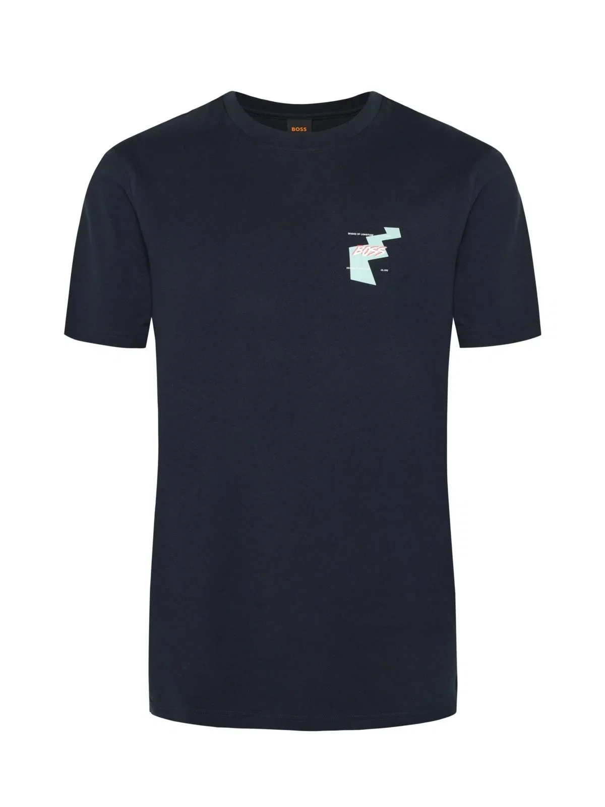T-Shirt with double-sided Boss Movement print, Relaxed Fit