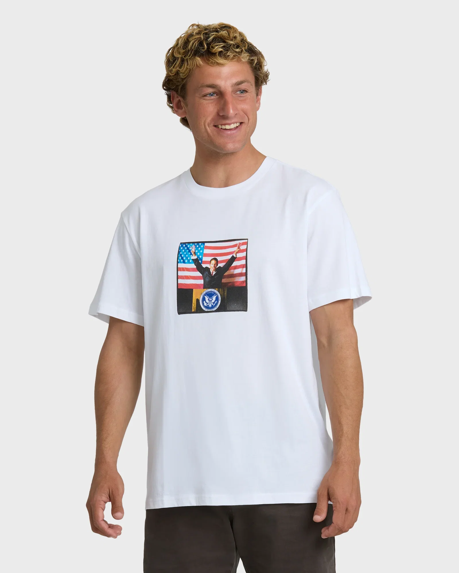 Image of A.I. 4 Pres Premium Short Sleeve T-Shirt - White