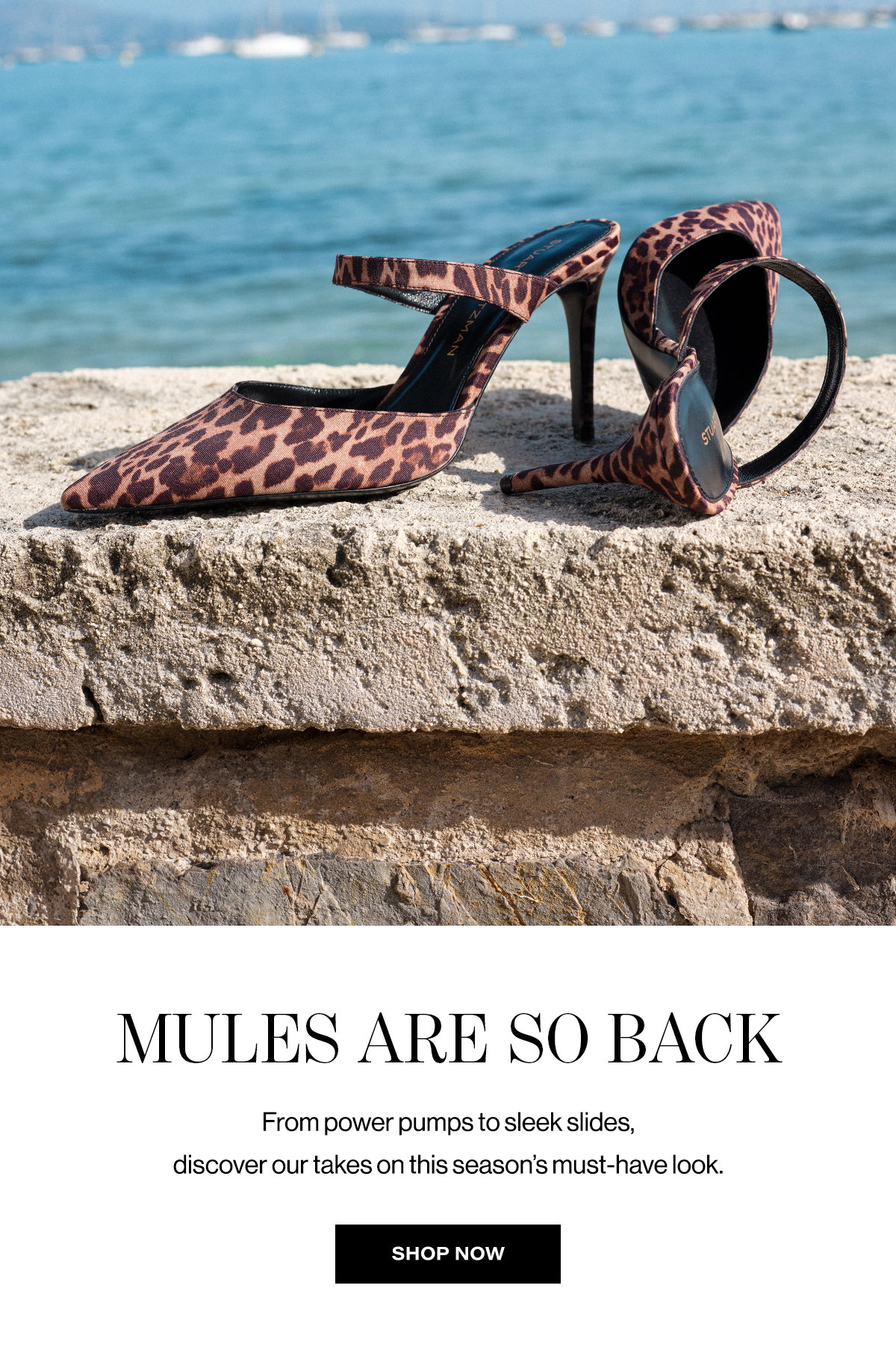 Mules Are So Back - From Power Pumps To Sleek Slides, Discover Our Takes On This Season's Must-have Look. | Shop Now