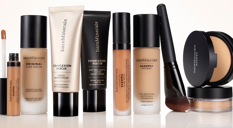 Showcasing bareMinerals products