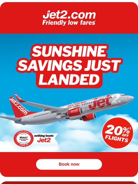 Sunshine savings just landed