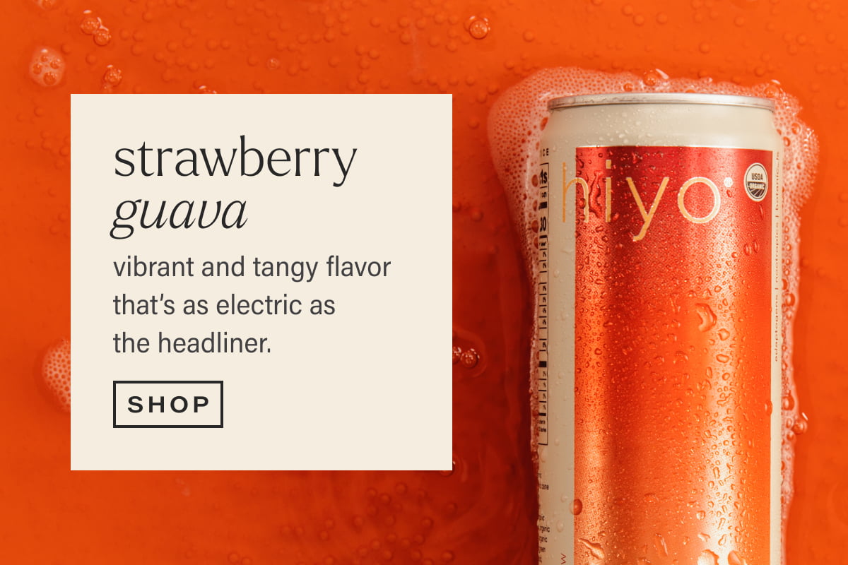 strawberry guava | vibrant and tangy flavor that’s as electric as the headliner. | [ SHOP ]
