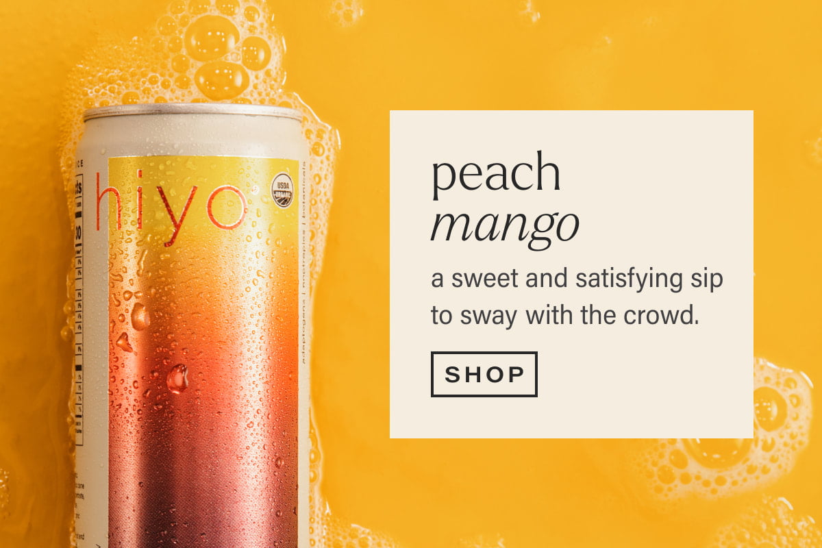 peach mango | a sweet and satisfying sip to sway with the crowd. | [ SHOP ]