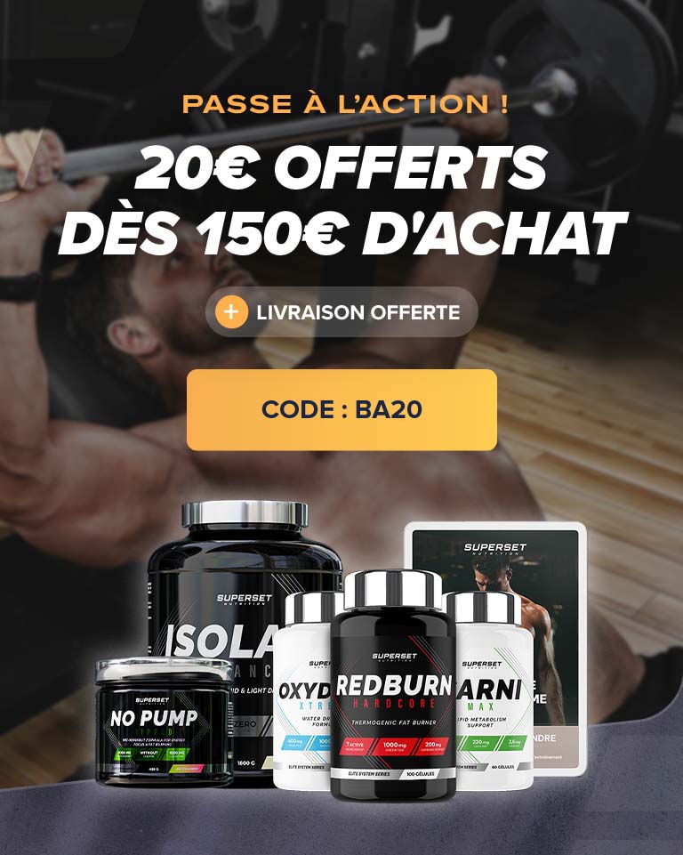 20€ offerts dès 150€ d'achat + livraison offerte ! CODE : BA20
