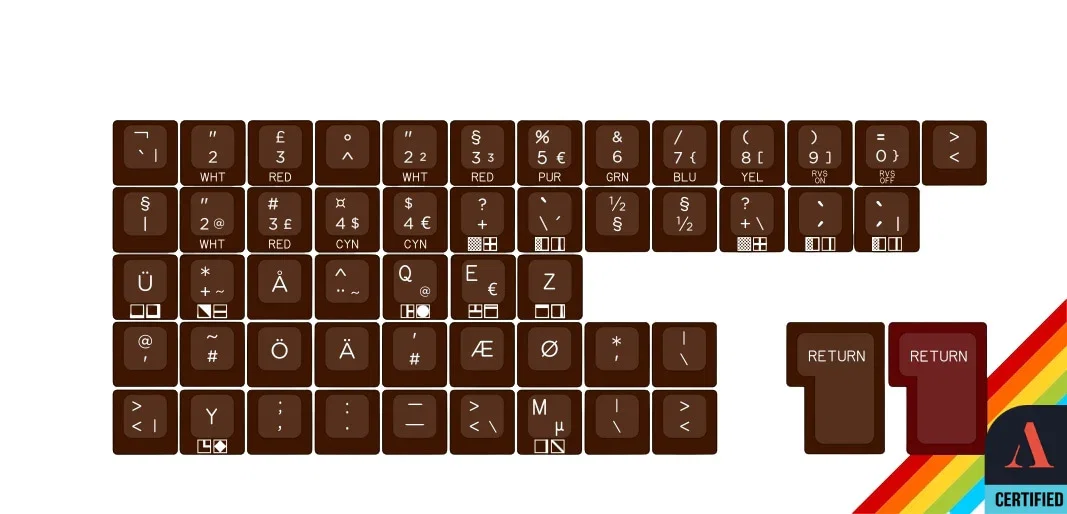Image of SA Retro Keycap Set (Apos Certified)