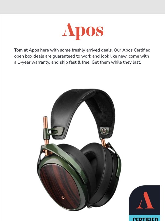 Fresh Apos Certified Products in Stock
