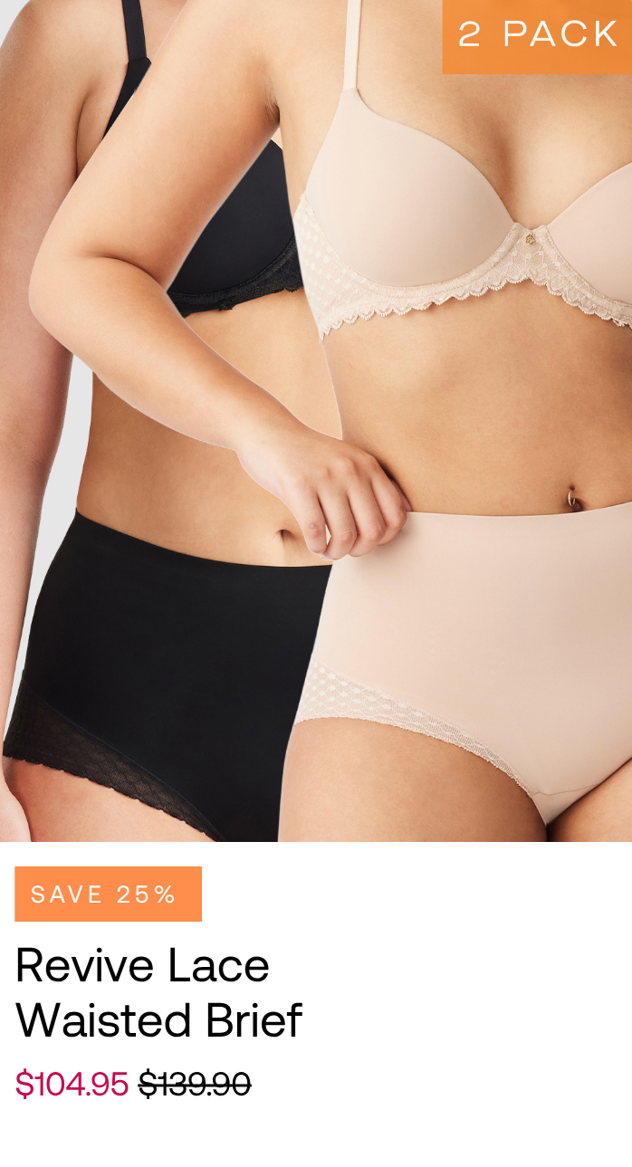 Revive Lace Waisted Brief