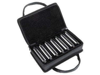 Classic Cantabile AHBS-7 Alabama Blues Harmonica 7er Set