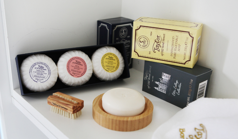 Bath  Soaps at Taylor of Old Bond Street 