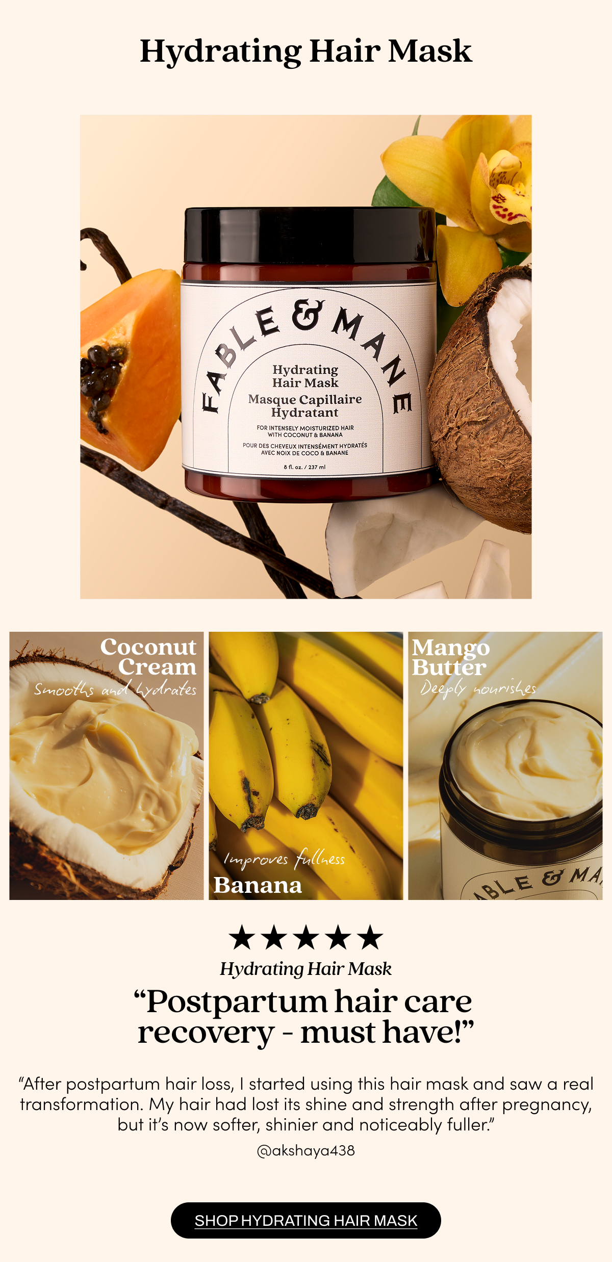 Deep Moisture Repair Hair Mask
