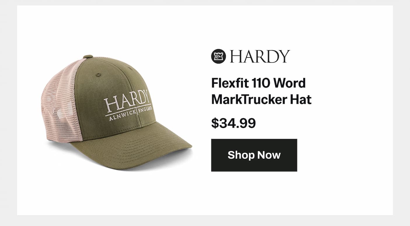 Hardy Flexfit 110 Word MarkTrucker Hat