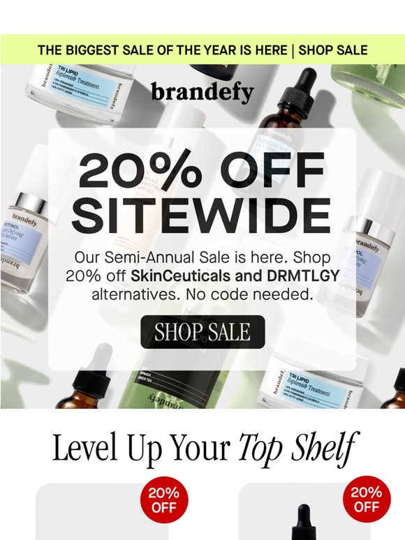 20% off everything