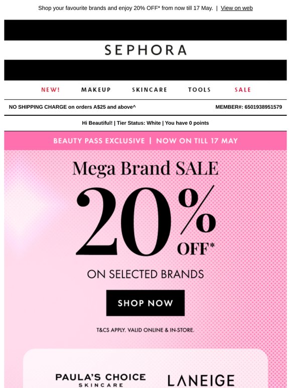 It’s ON: Mega Brand Sale has begun! 🔥