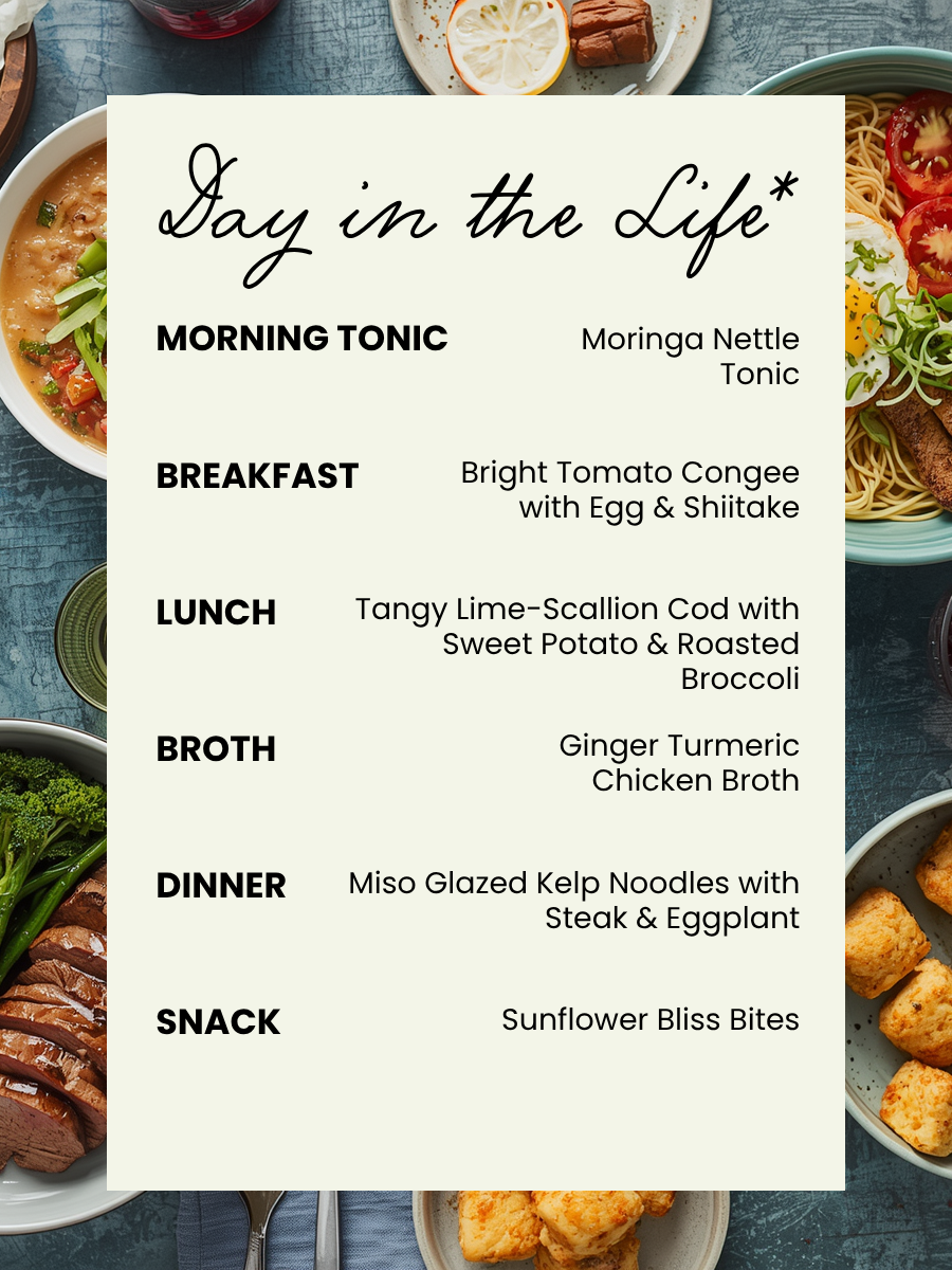 an image of a menu for a restaurant with a variety of food items