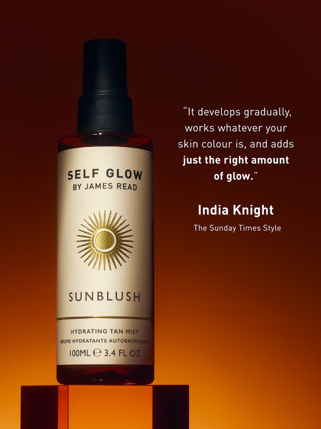 Sun Blush Hydrating Tan Mist As Seen in Sunday Times Style