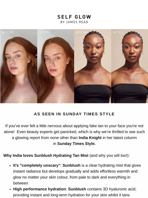 ✨ Spotted in Sunday Times Style: Our "Game-Changer" Tan Mist ✨