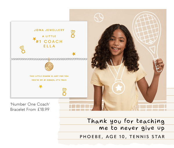 A Little 'Number One Coach' Bracelet
