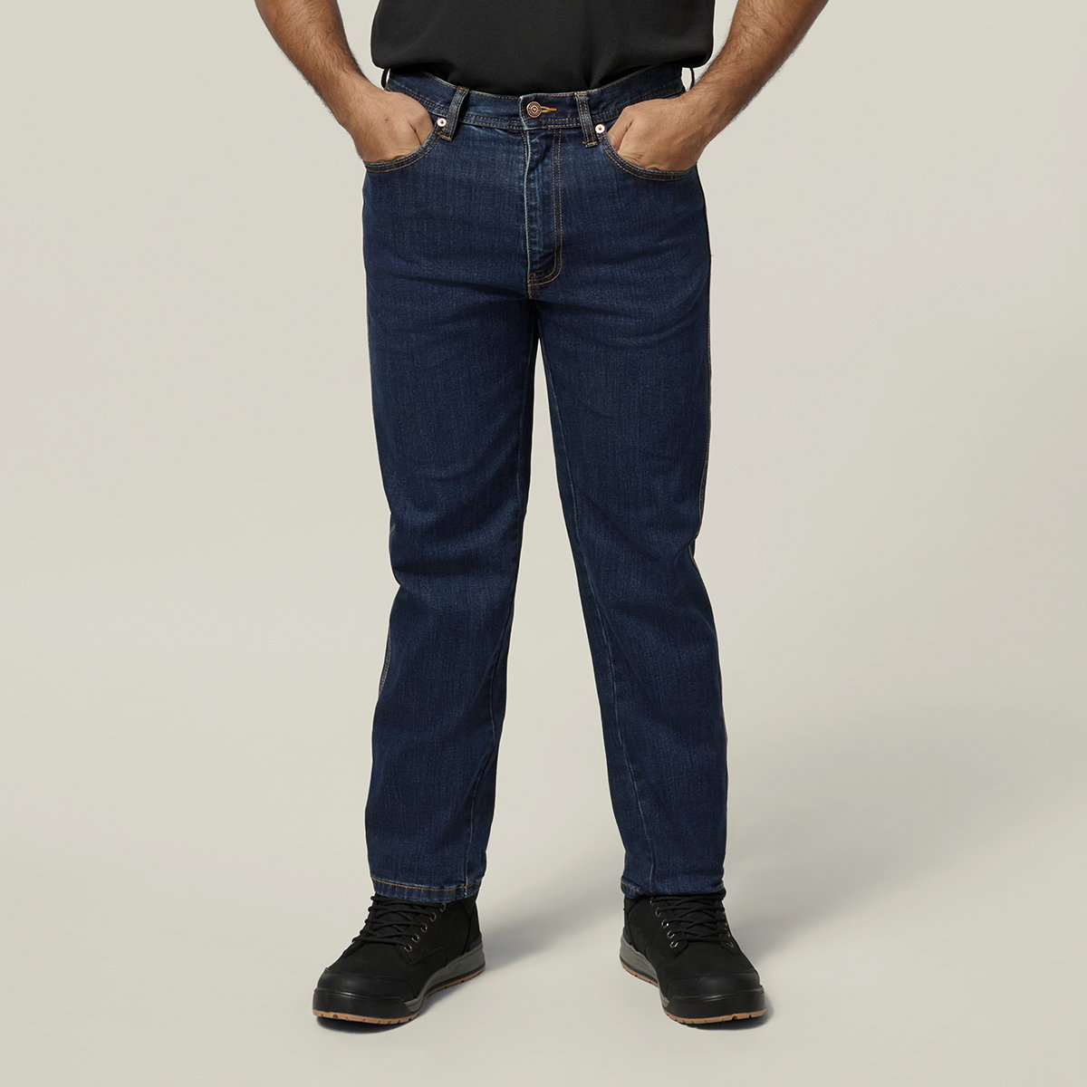 Image of Mustang Regular Fit Stretch Work Jean - Indigo
