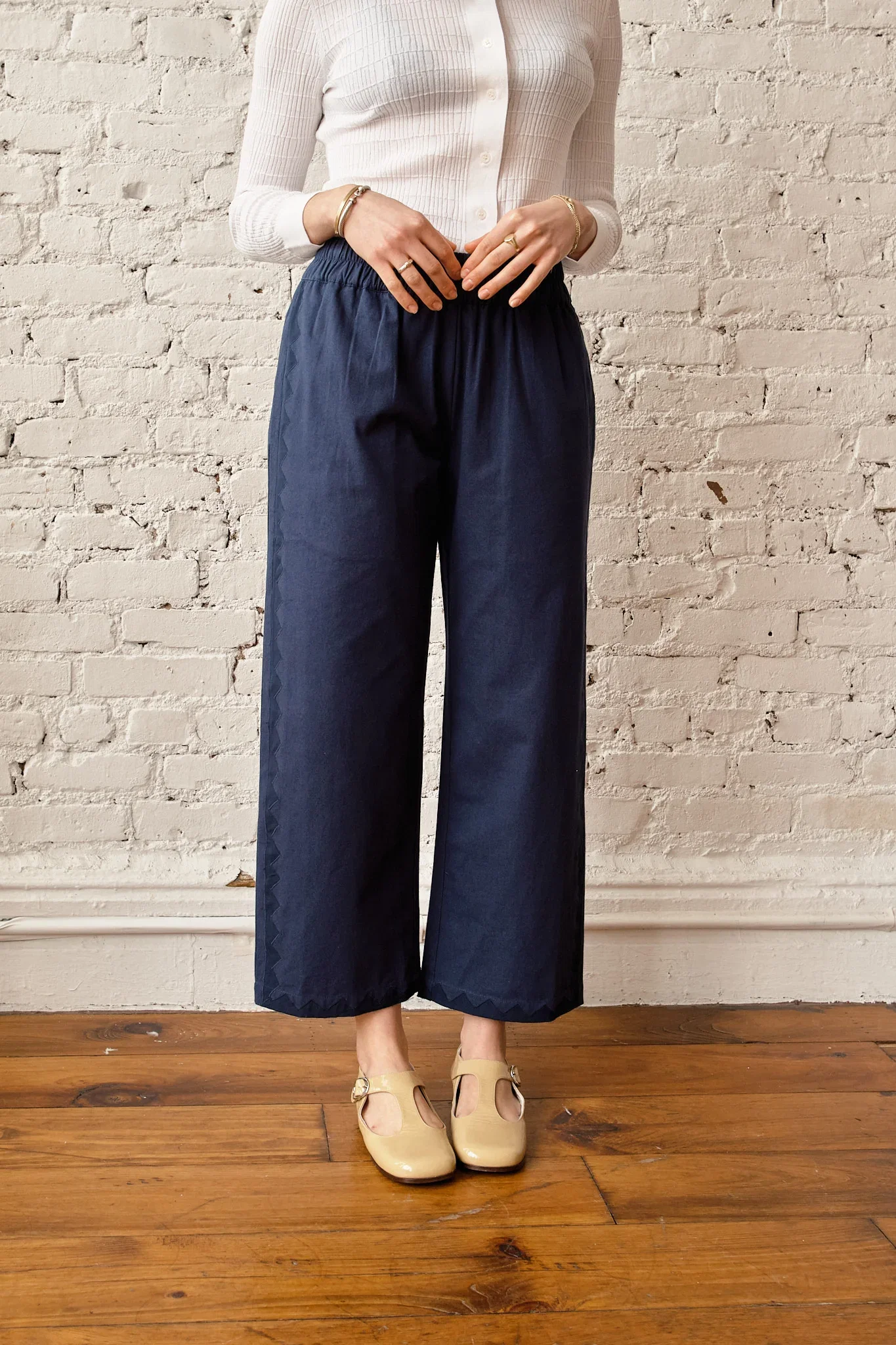 Image of Patch Pant - Navy/Navy