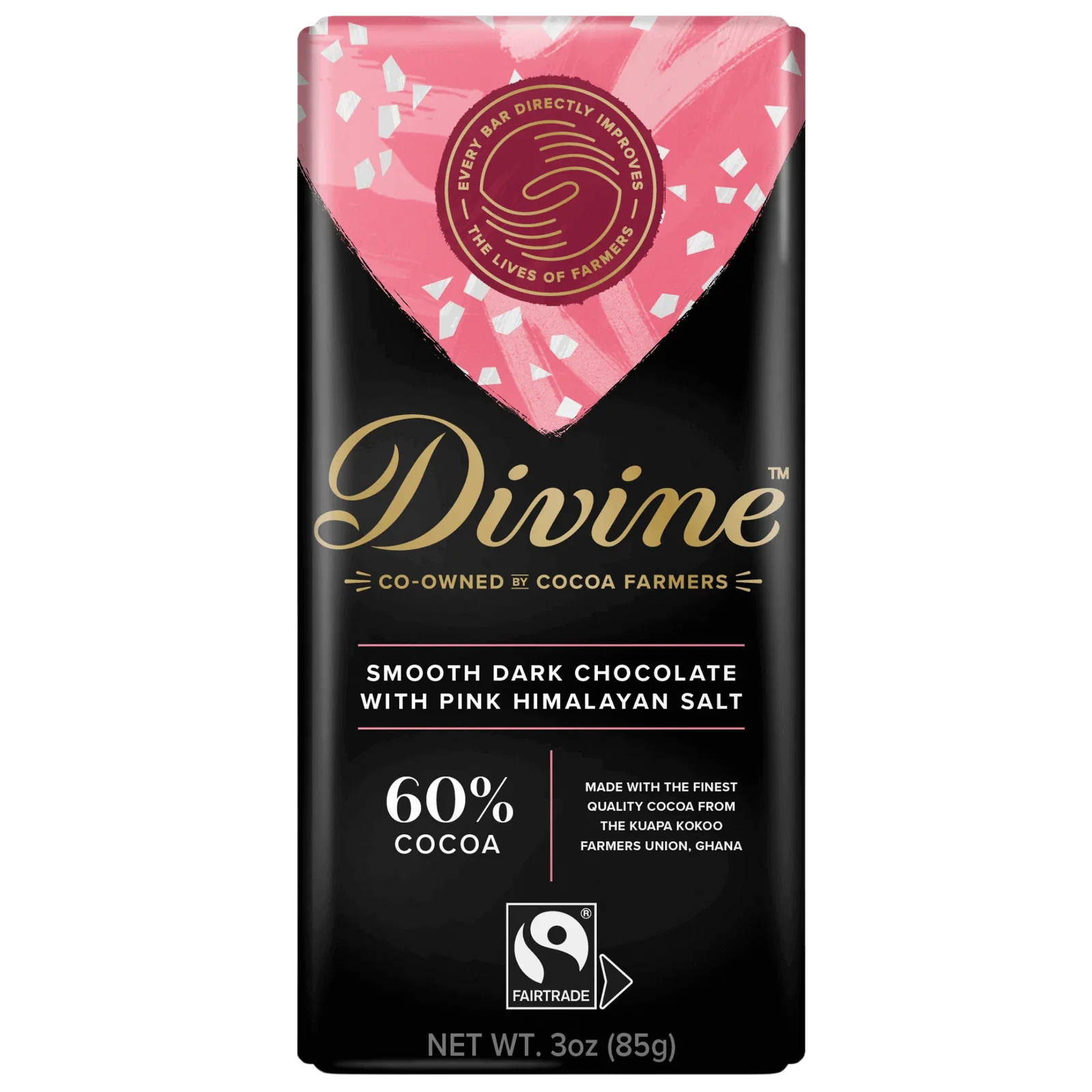 Image of Dark Chocolate with Pink Himalayan Salt