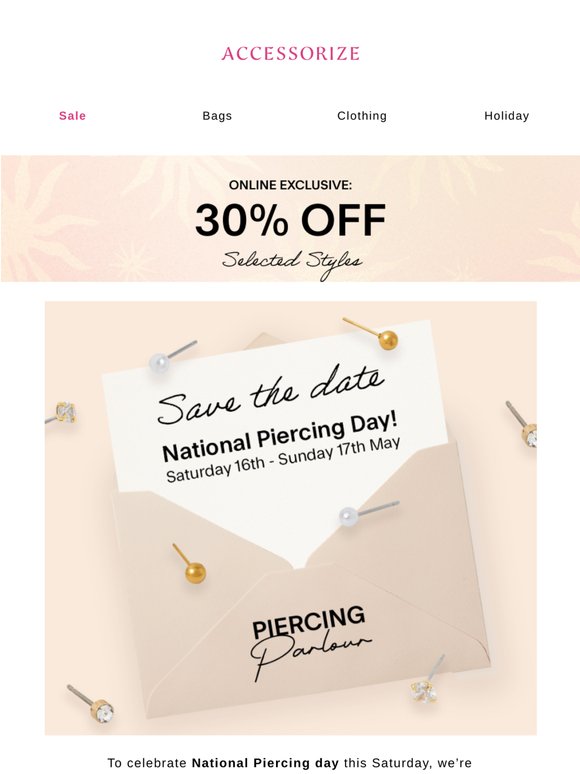 Celebrate National Piercing Day with us ✨
