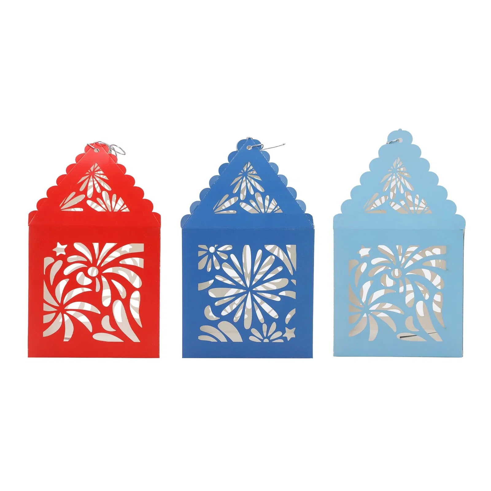 Image of Star Spangled Spark Paper Lanterns