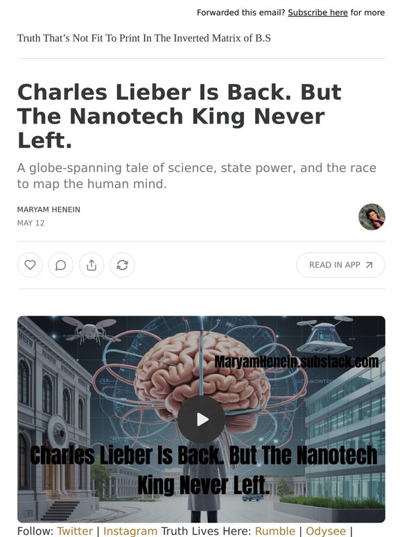 Charles Lieber Is Back. But The Nanotech King Never Left.
