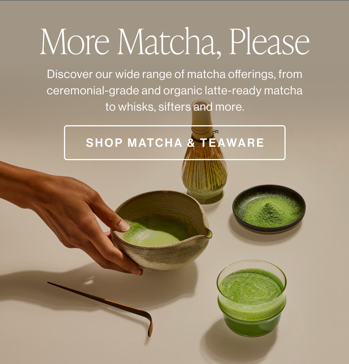 More Matcha, Please | Shop Matcha & Powders