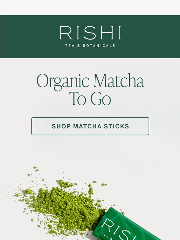 Meet Matcha Sticks