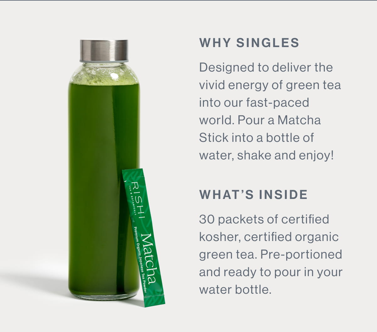 WHY SINGLES | WHAT’S INSIDE