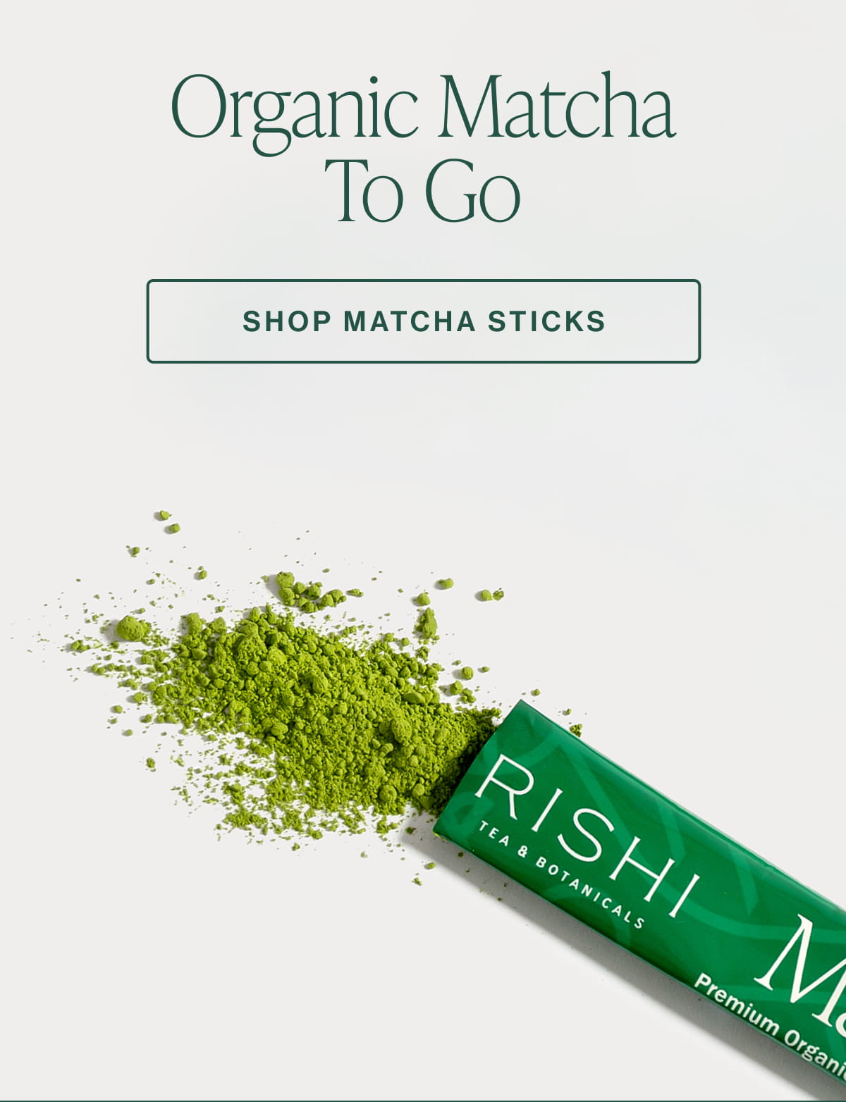 Organic Matcha To Go | Shop Matcha Sticks