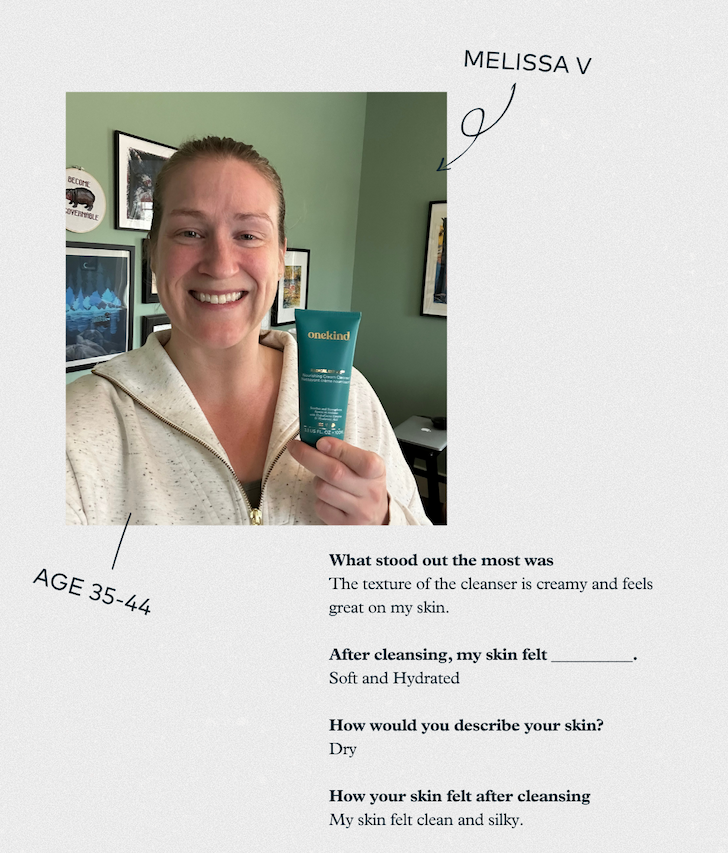 Radical Repair Nourishing Cream Cleanser in hand