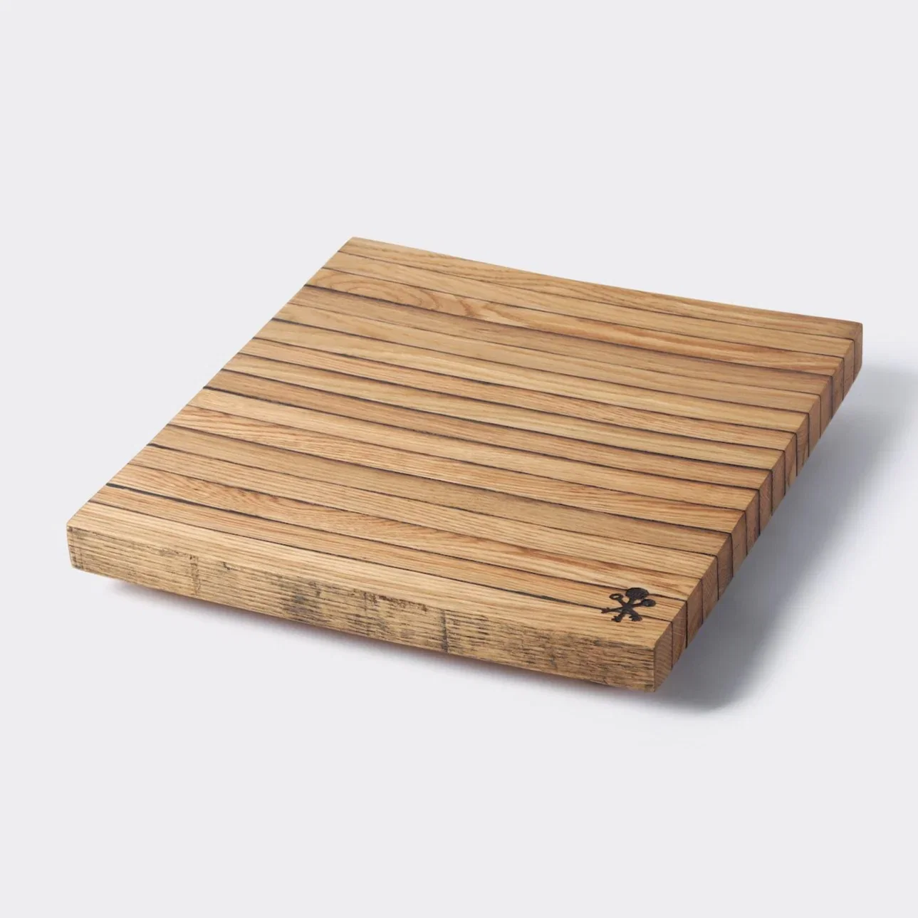 Image of Bourbon Barrel Stave Cutting Board: Large Square