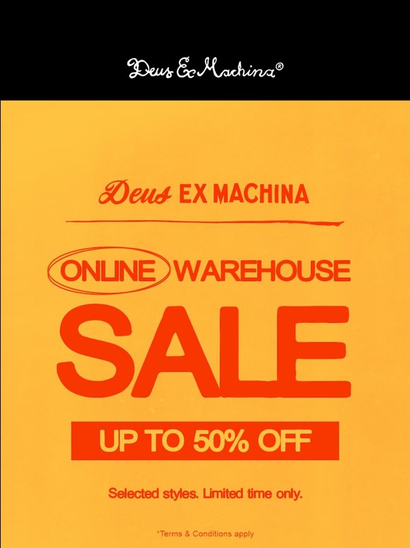 Shop top picks from our Online Warehouse Sale