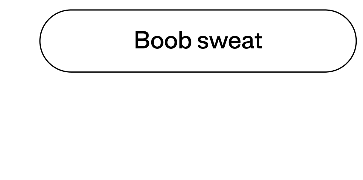 Boob sweat