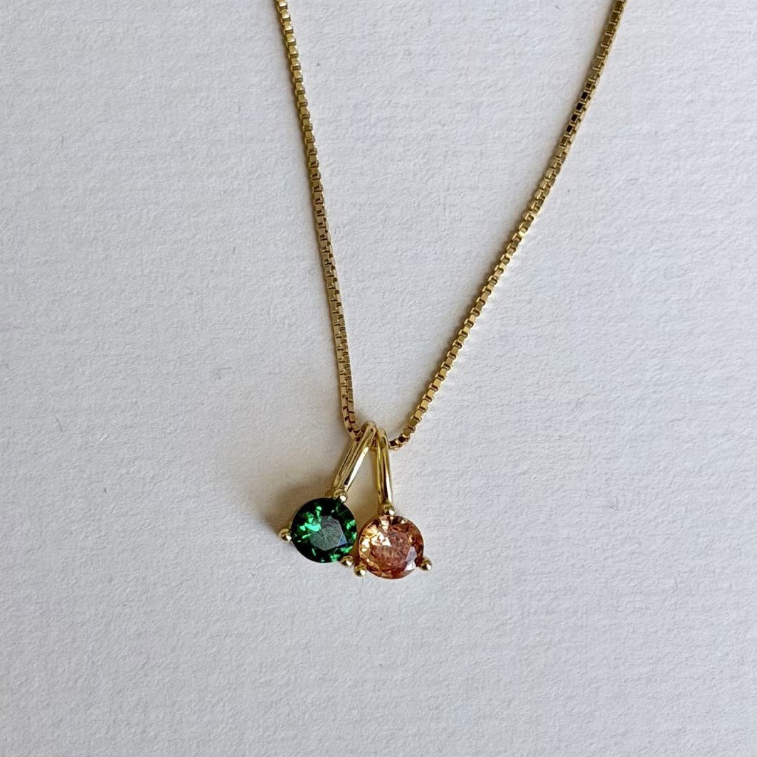 Our charm necklaces come on the prettiest adjustable chain with dainty charms that are so fun to personalize with. Build her a necklace with her school colors and her initials.