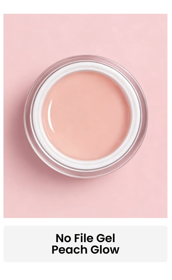 No File Gel Peach Glow