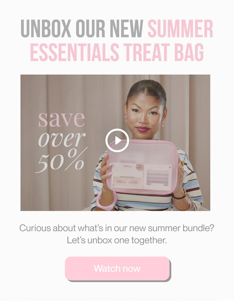 Unbox our new Summer essentials treat bag. Watch now